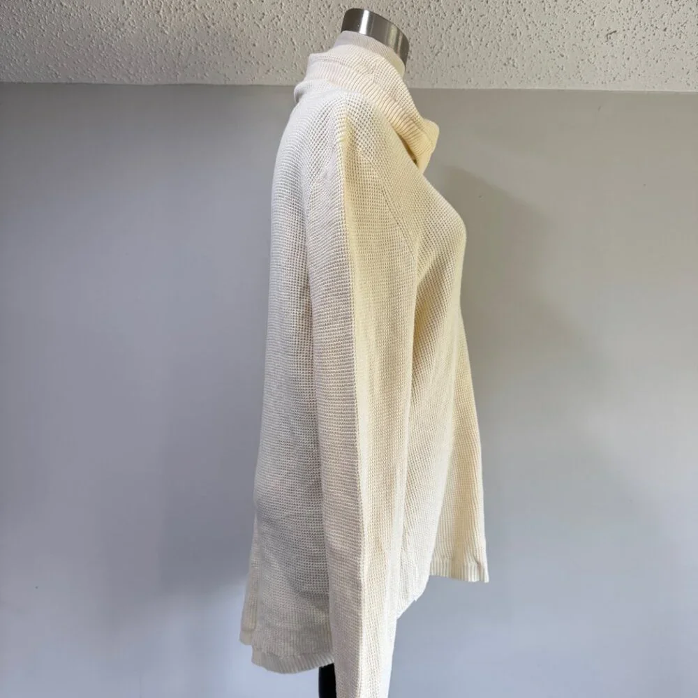🎉😀CLEARANCE SALE!!😀LAUREN RALPH LAUREN Cowl Neck Waffle Knit Long Sleeve Top - Picture 5 of 10